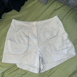 Lululemon High Waisted Khaki Shorts